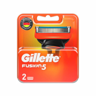 Cменные кассеты "GILLETTE FUSION" для бритья (2 шт)
